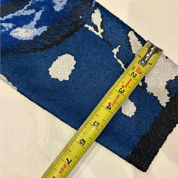 Chico's Travelers Blue and Black and solid black reversible long Cardigan 12P - Picture 9 of 10